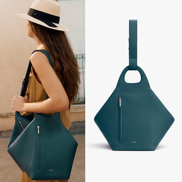 Cuyana Oversized Paloma Bag in Ocean - Picture 1 of 12